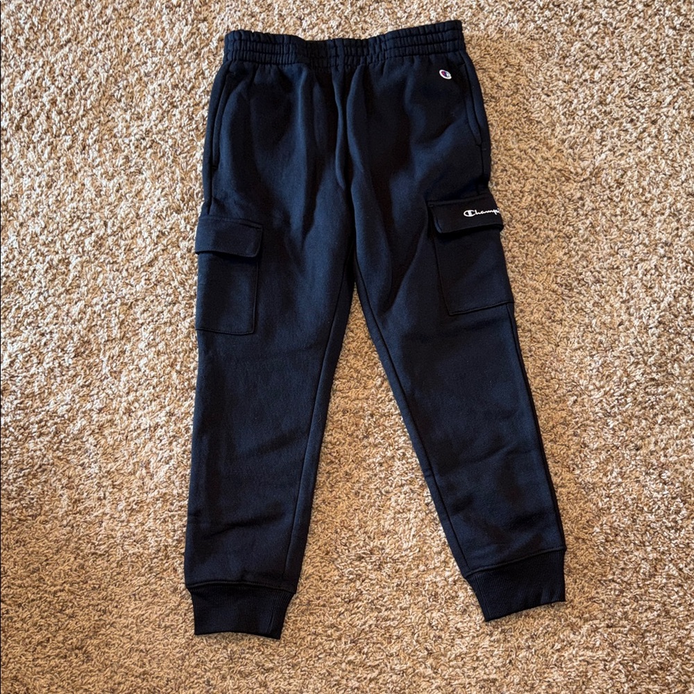 Champion Kids black Cargo Sweatpants
